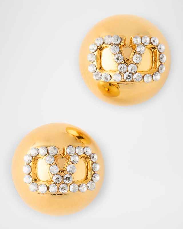 VLogo Signature Strass Earrings